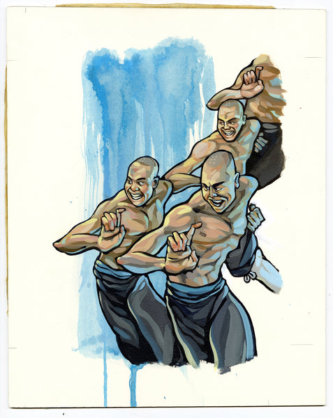 Kagan McLeod Original Art Infinite Kung Fu #6 Cover