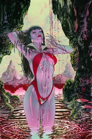 Guillem March Original Art Vampirella Year One #5 Cover
