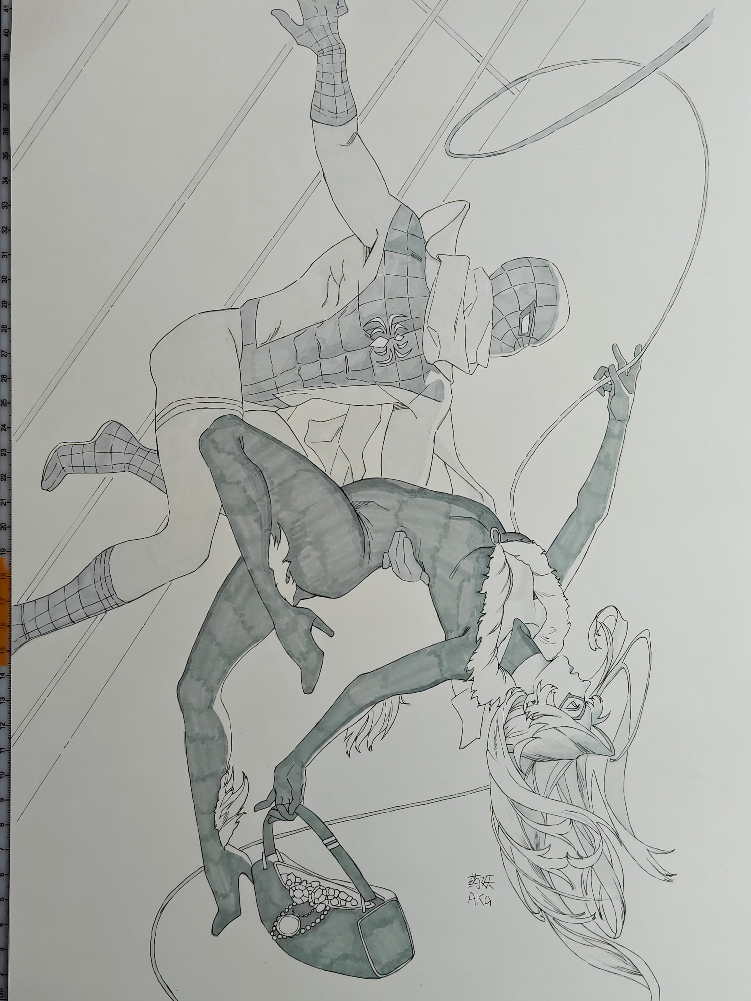 AKA Original Art Amazing Spider-Man #67 Cover