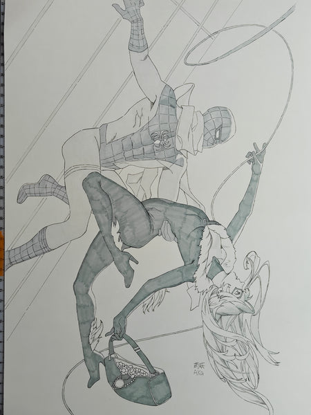 AKA Original Art Amazing Spider-Man #67 Cover