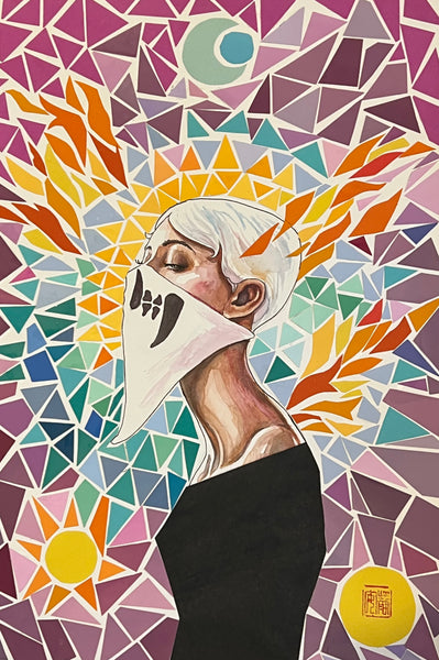 David Mack Original Art Fall of the House of Slaughter #1 Cover