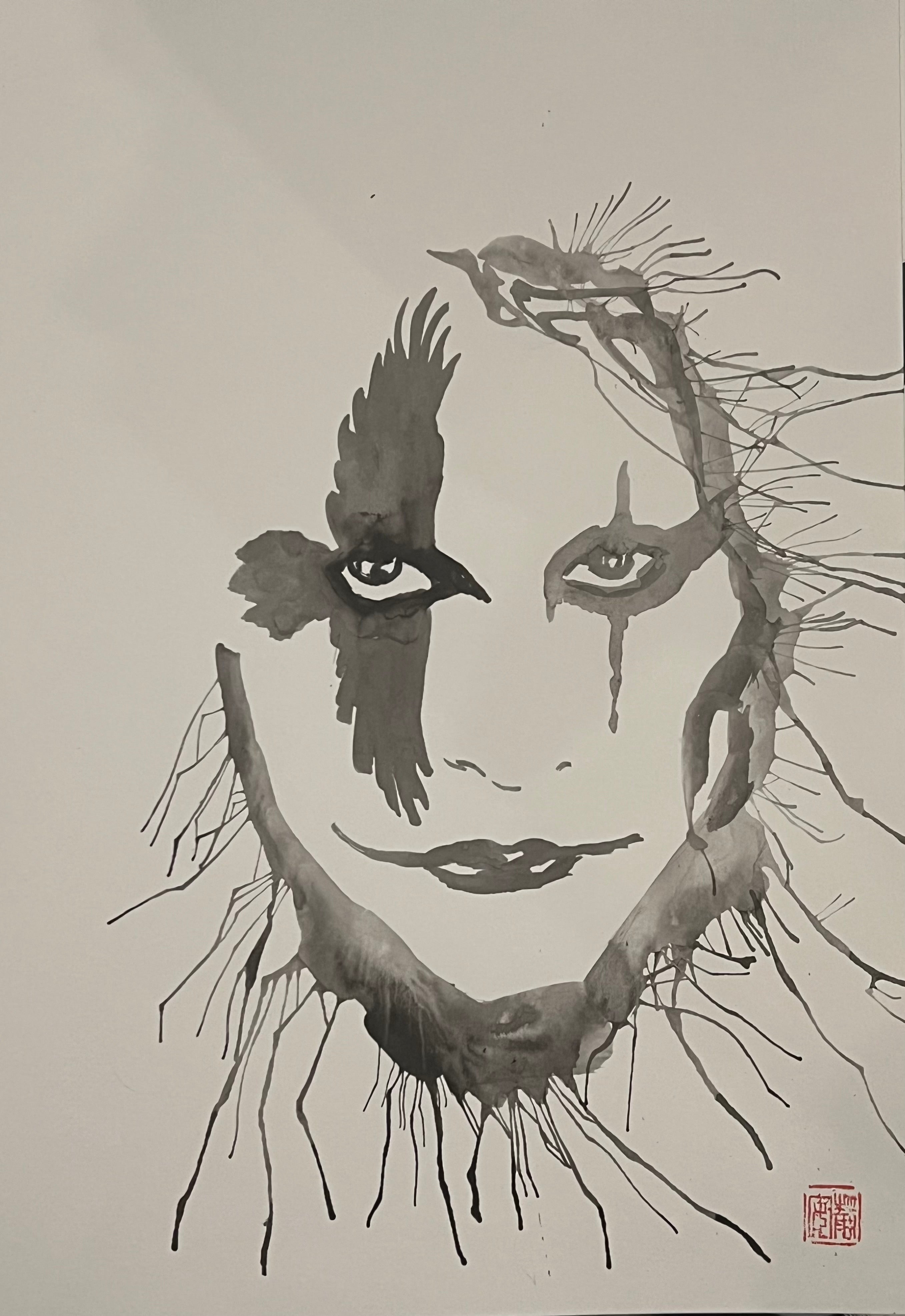 David Mack Original Art The Crow, in Memory of Brandon Lee Tribute 3 2026