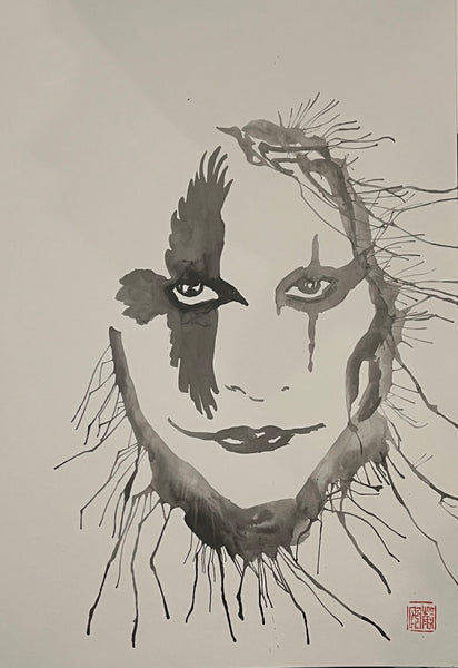 David Mack Original Art The Crow, in Memory of Brandon Lee Tribute 3 2026