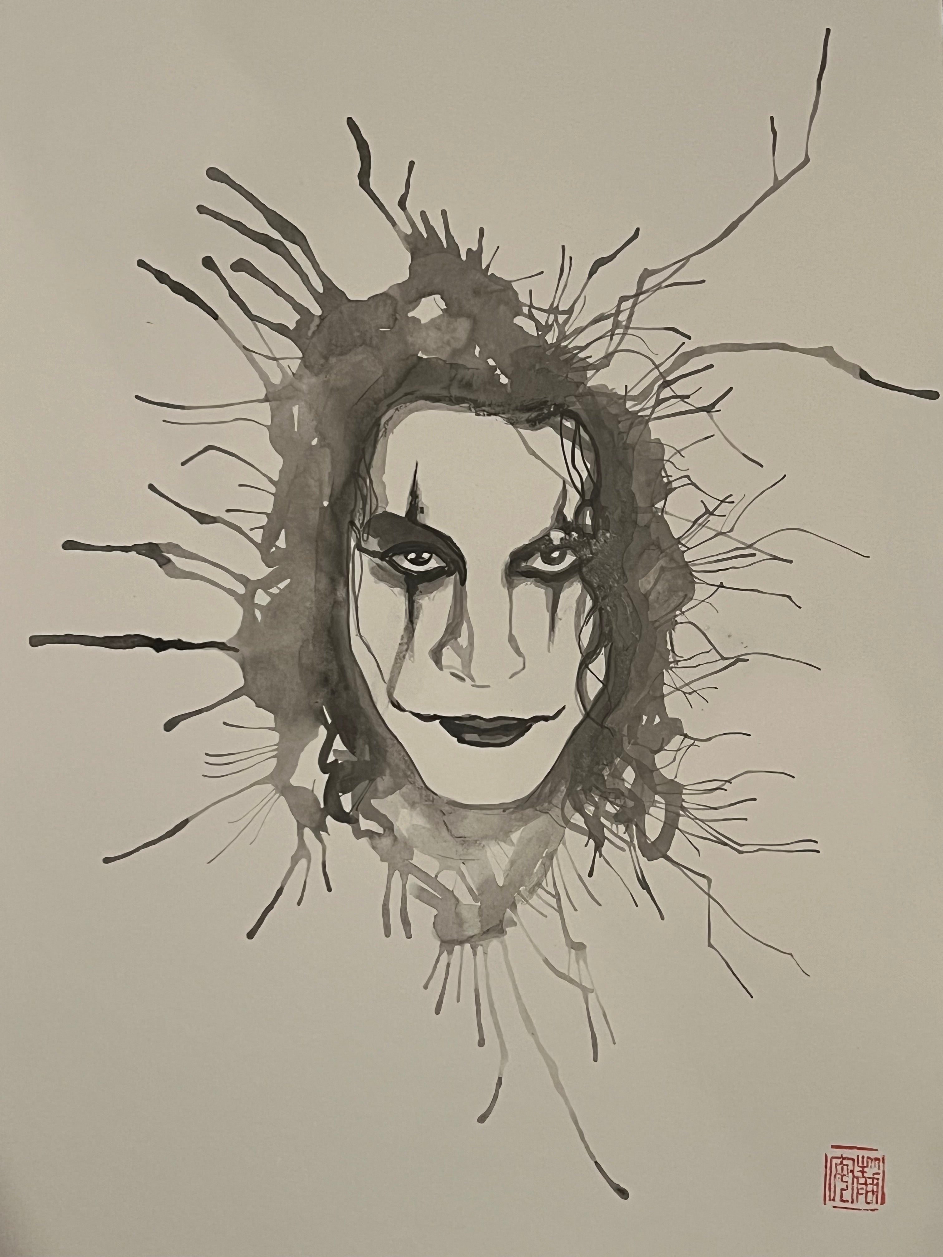 David Mack Original Art The Crow, in Memory of Brandon Lee Tribute 1 2026