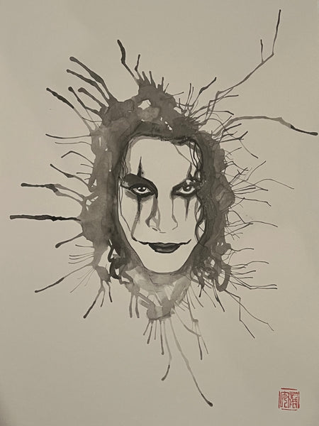 David Mack Original Art The Crow, in Memory of Brandon Lee Tribute 1 2026