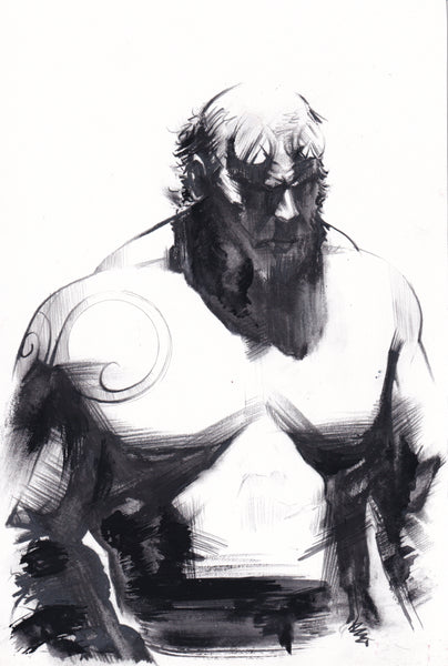 Ito Original Art Hellboy Illustration
