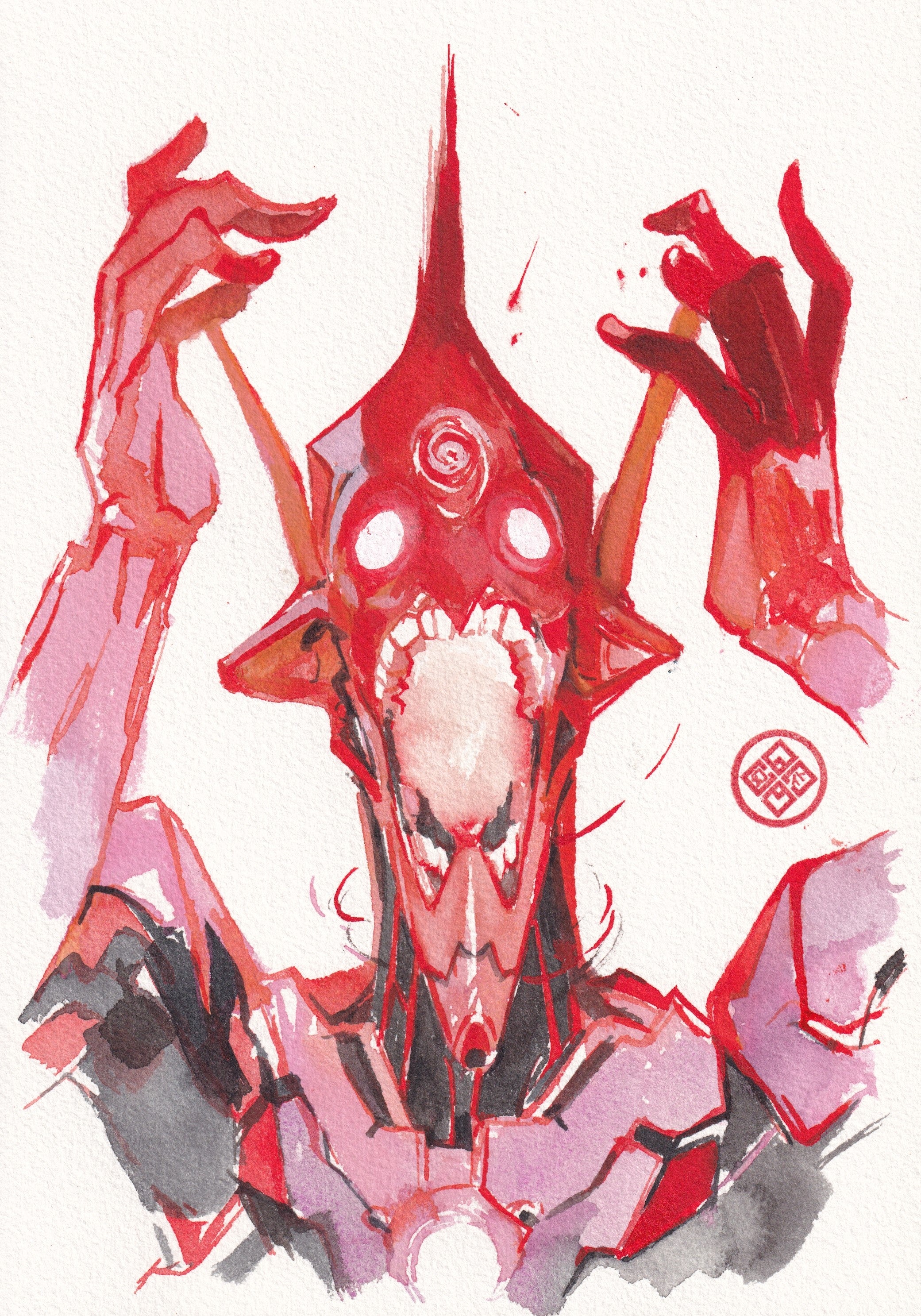 Ito Original Art Evangelion Illustration