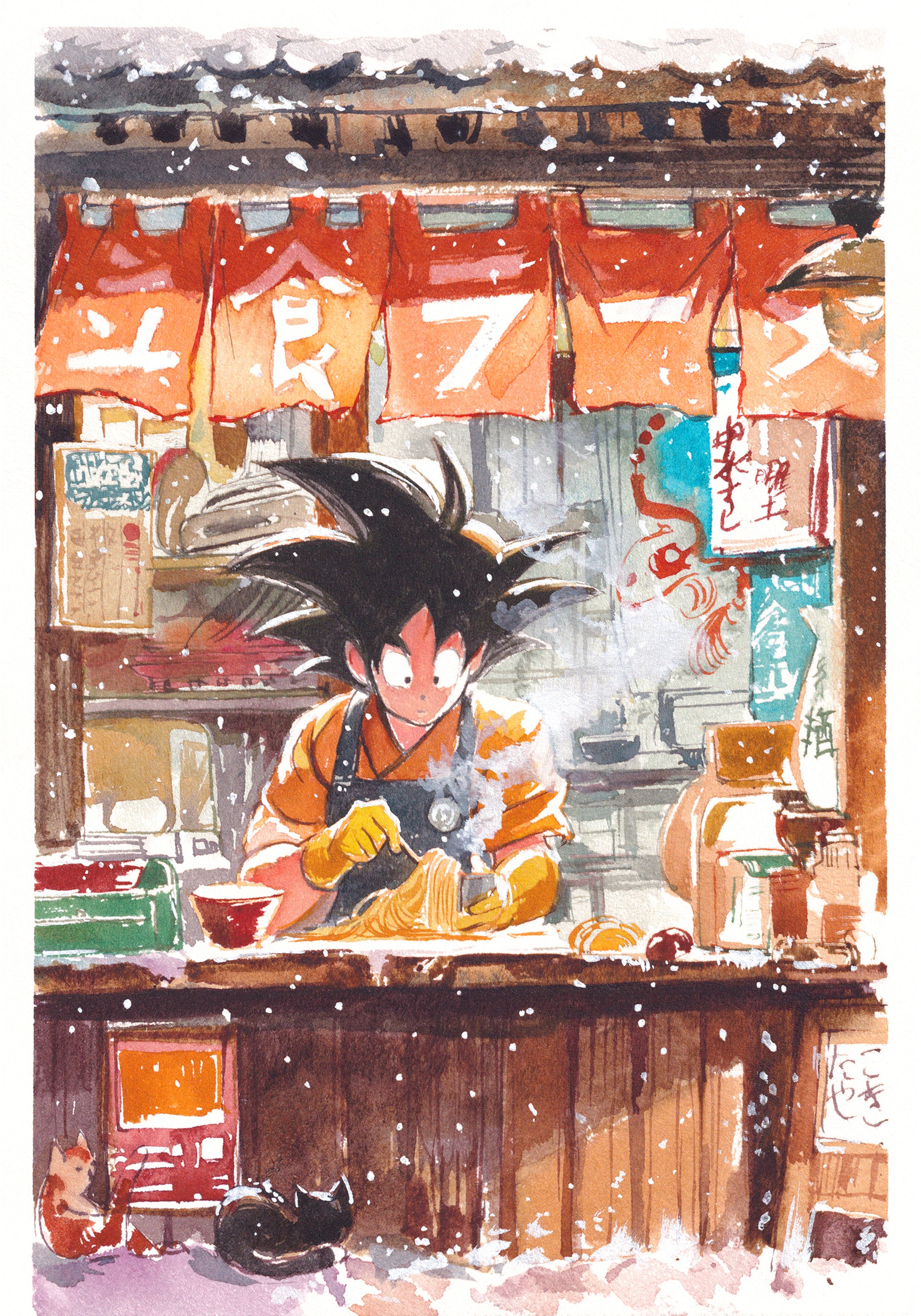Ito 居酒屋 Izakaya Postcard Set (+Original Sketch Bundle)