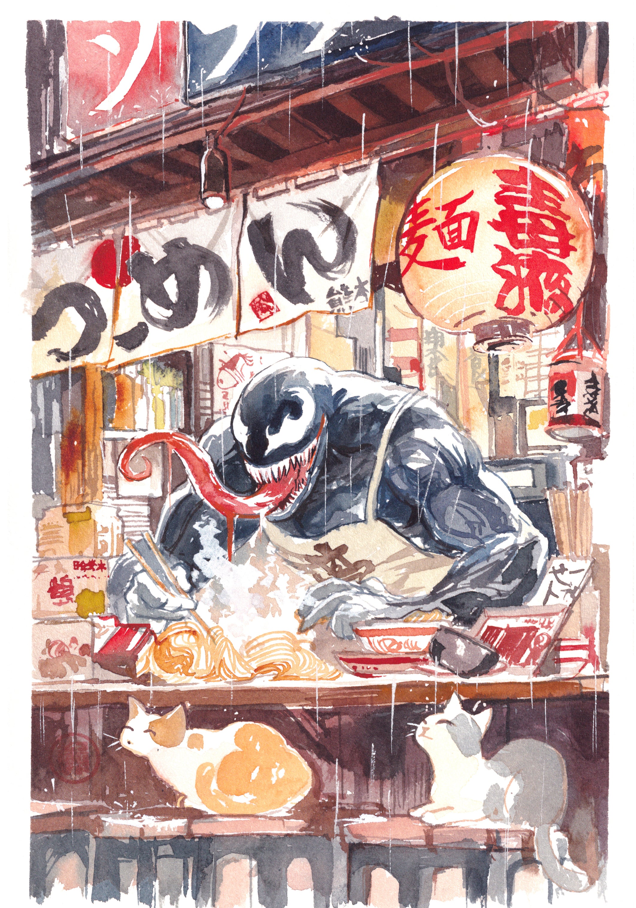 Ito 居酒屋 Izakaya Postcard Set (+Original Sketch Bundle)