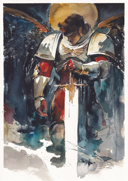 Ito Original Art War Hammer Illustration