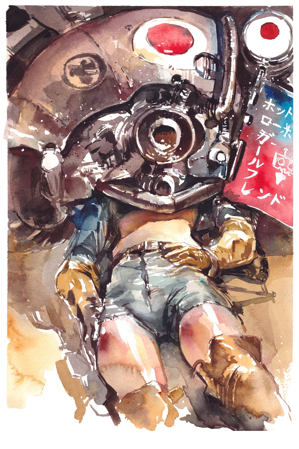 Ito Original Art 'Watashi No Girlfriend' Illustration