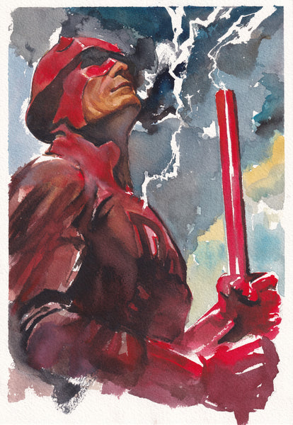 Ito Original Art Daredevil Illustration