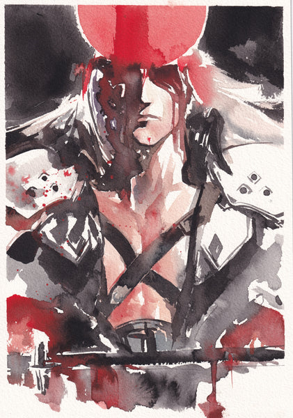 Ito Original Art Final Fantasy Sephiroth Illustration