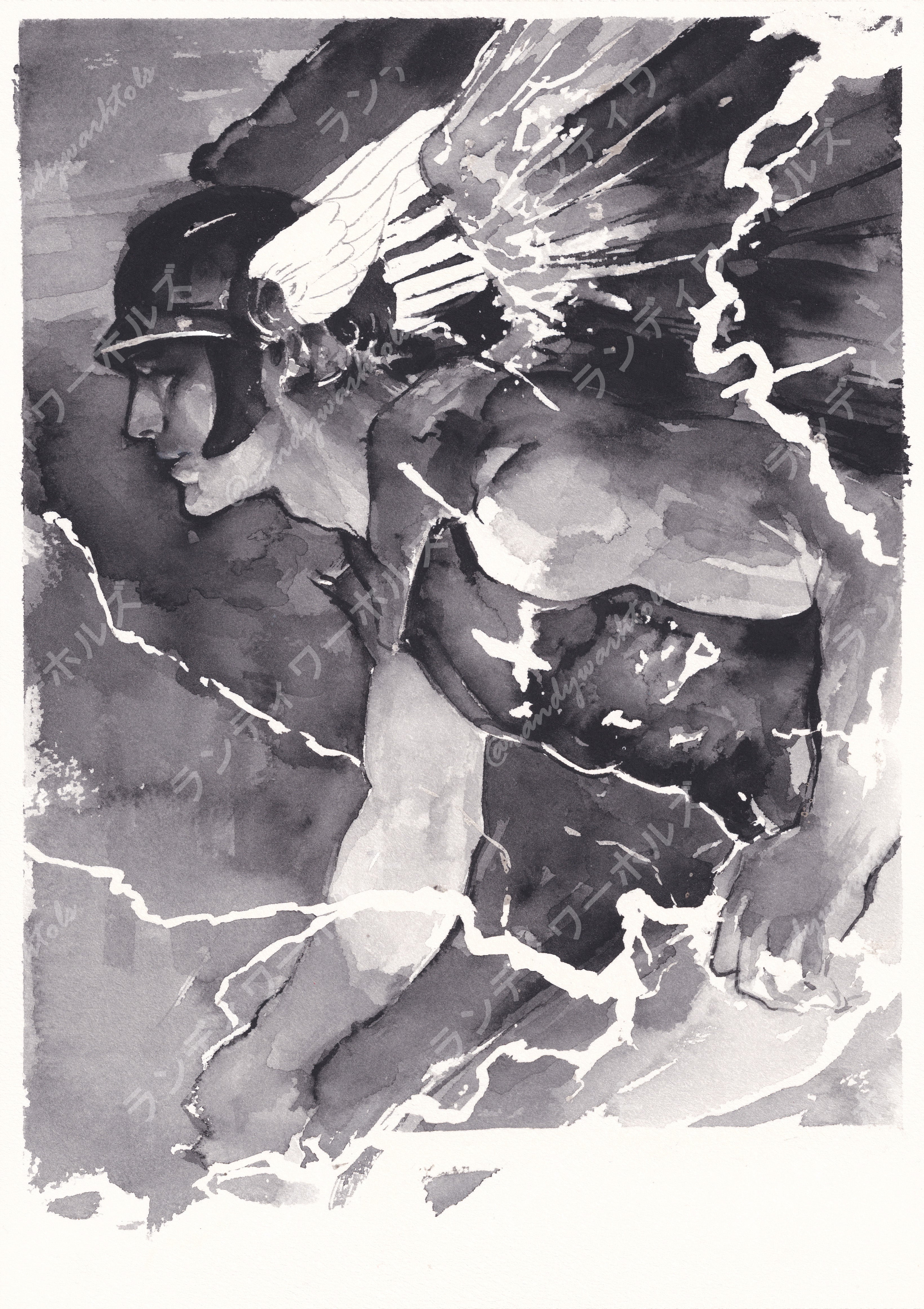 Ito Original Art Mythology Collection: Flight Illustration