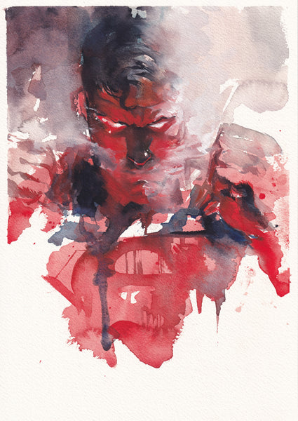 Ito Original Art Superman Illustration