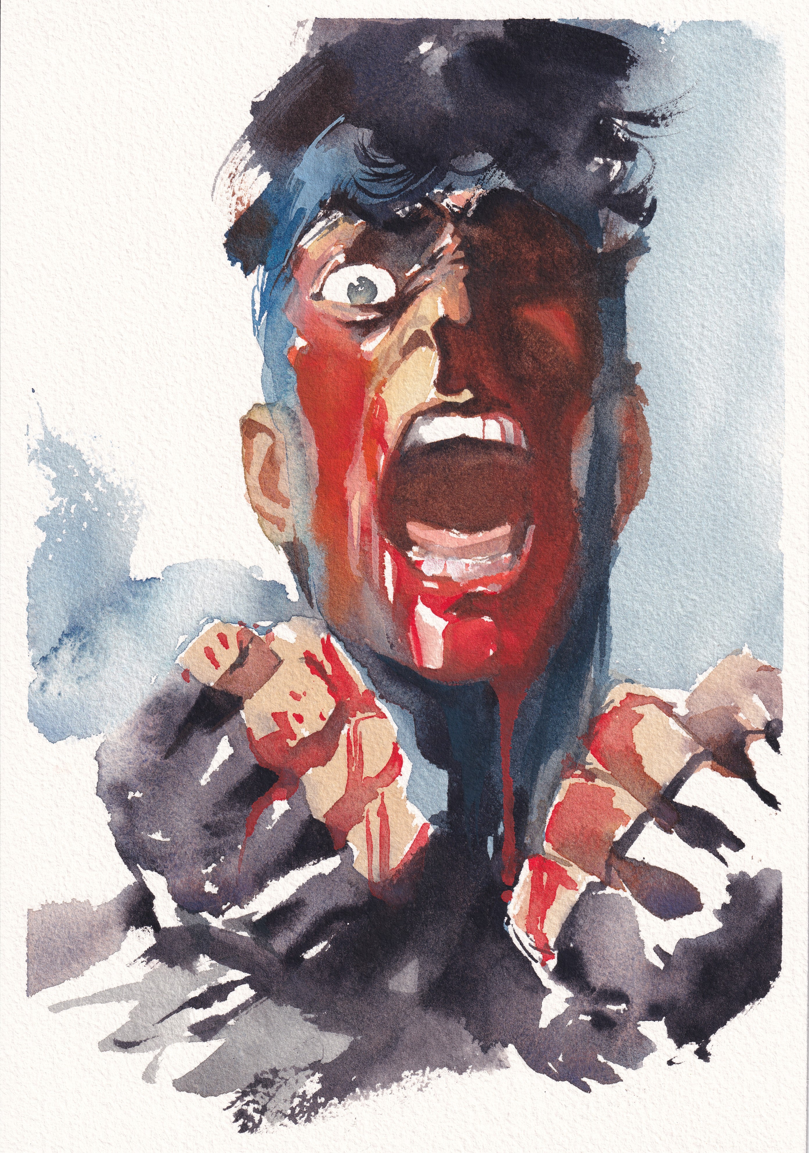 Ito Original Art Invincible Illustration