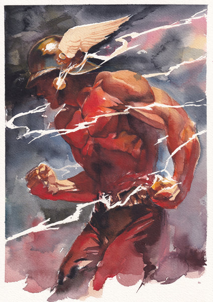 Ito Original Art Mythology Collection: Hermes Illustration