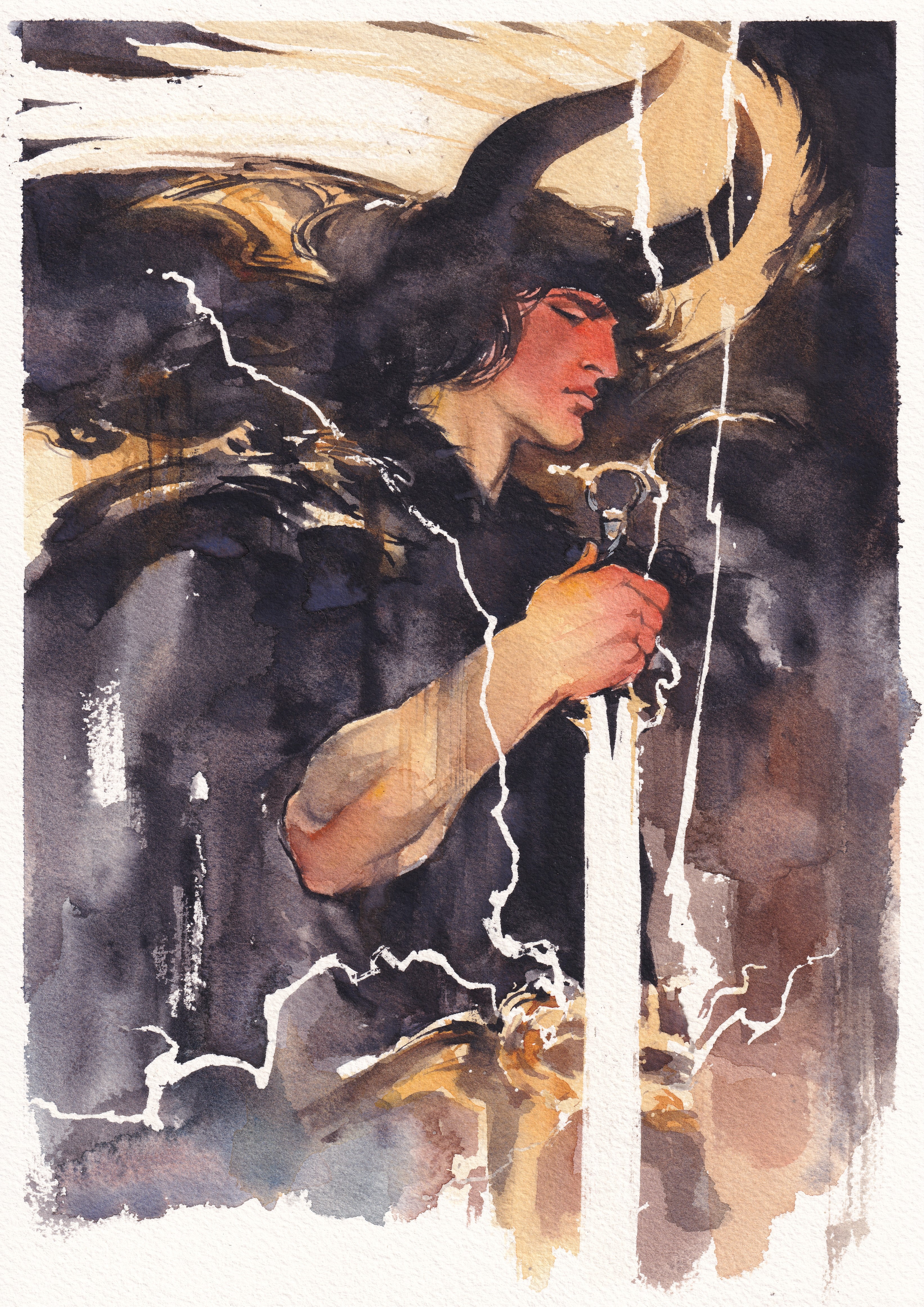 Ito Original Art Mythology Collection: Loki Illustration