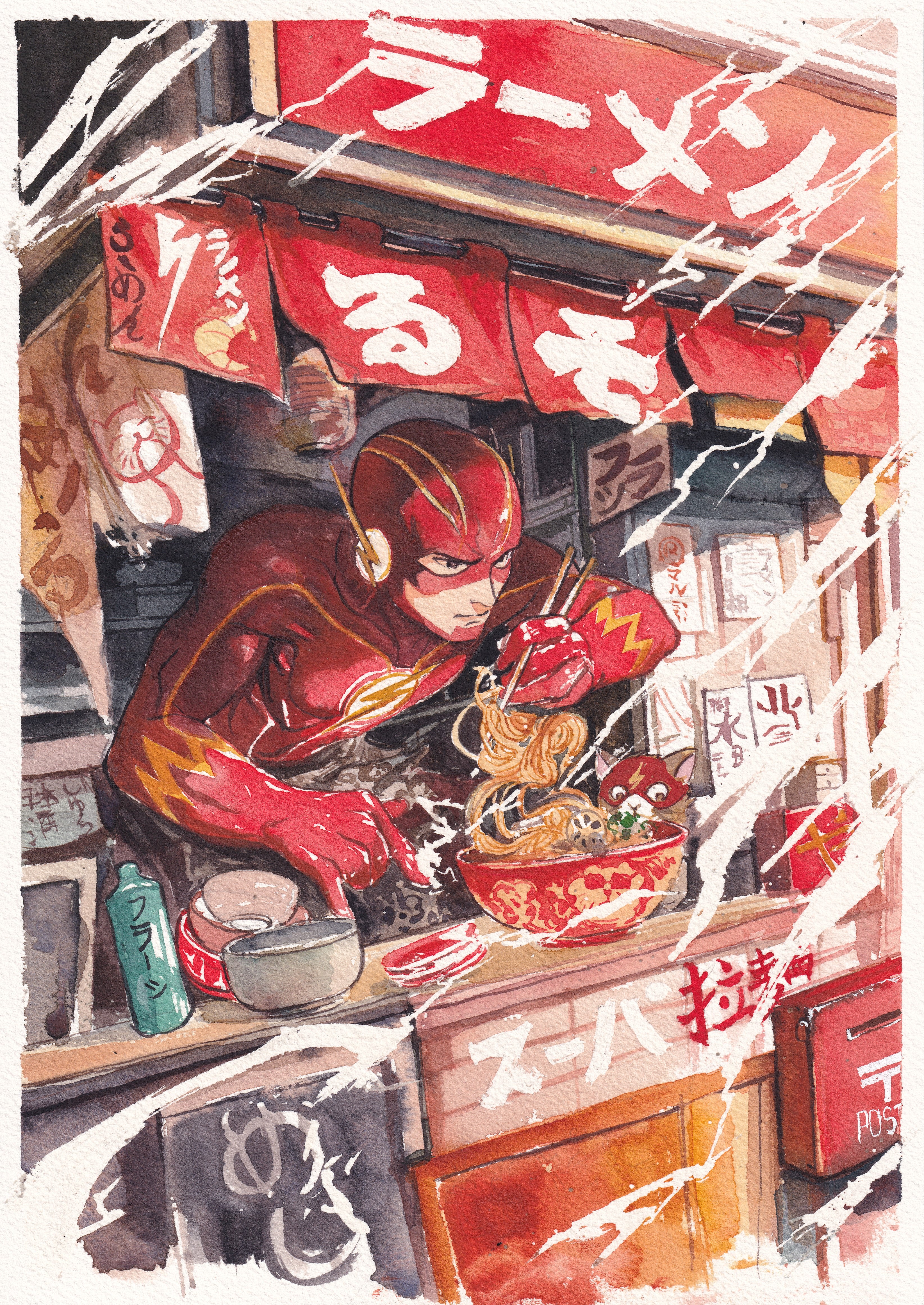 Ito Original Art Flash Japan Illustration