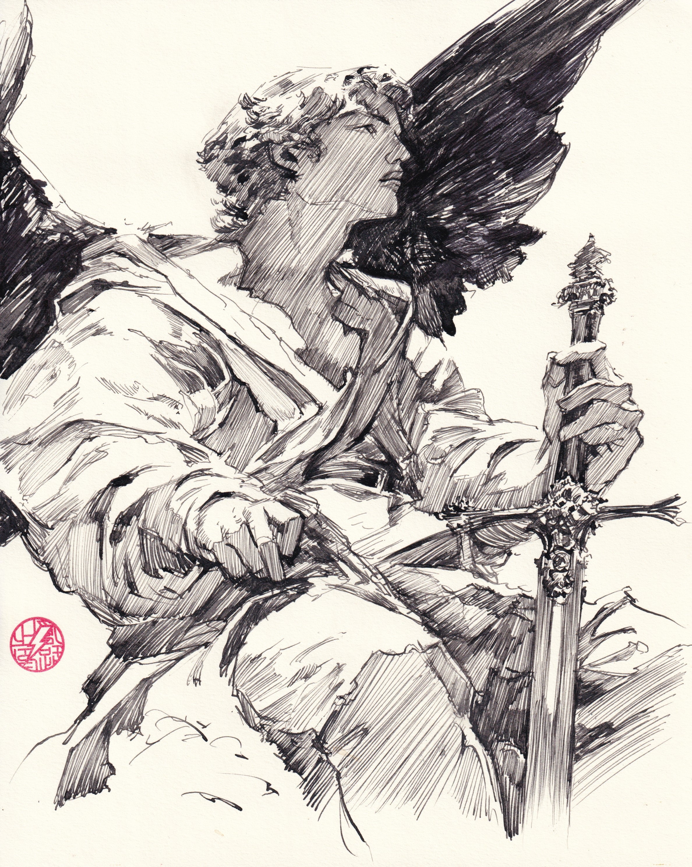 Ito Original Art 8x10