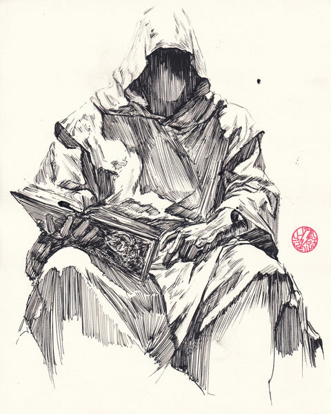 Ito Original Art Destiny Ink Sketch