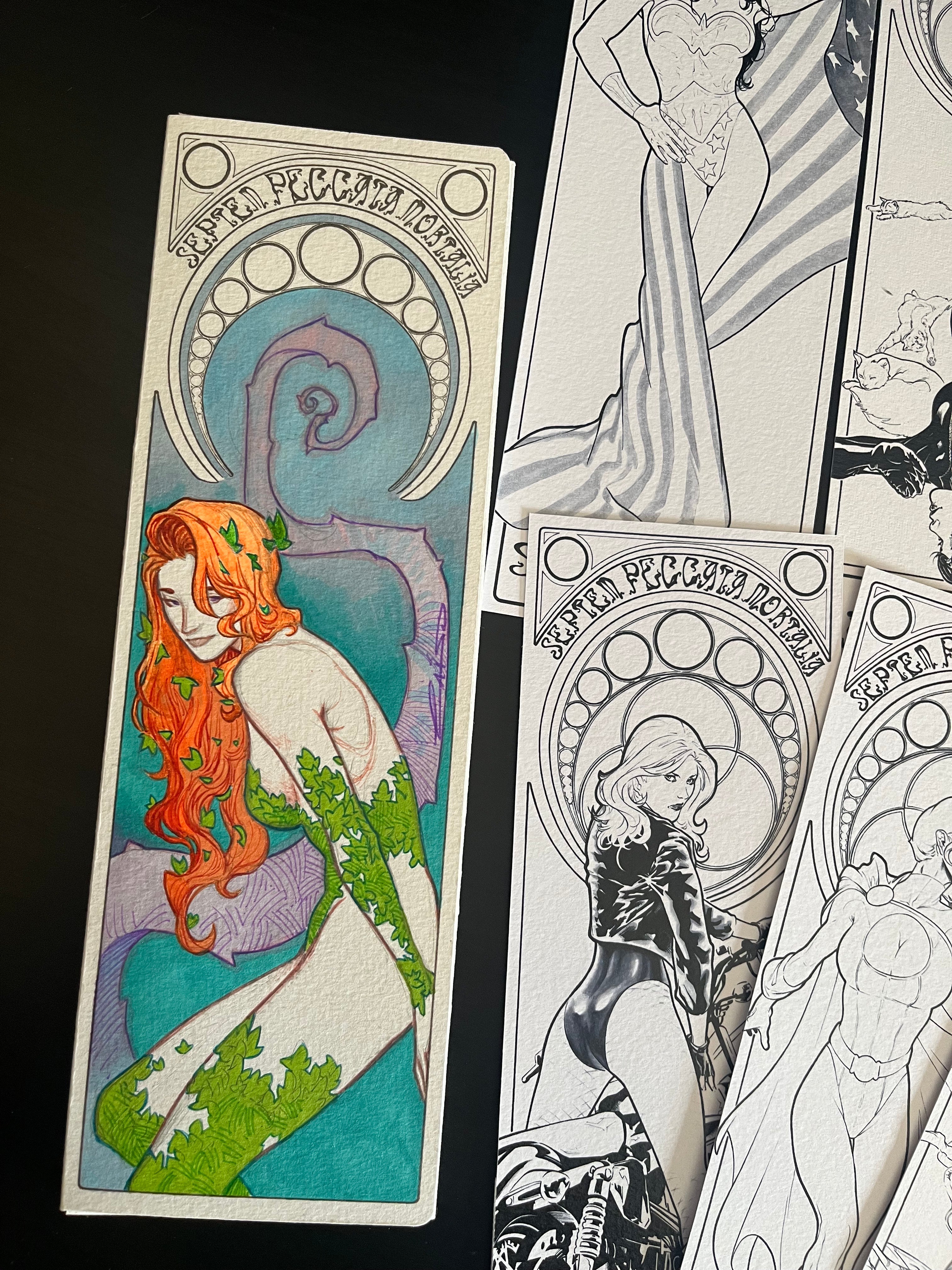 Emilio Laiso Original Art Poison Ivy Portfolio Blank Cover Art (includes full portfolio prints inside)