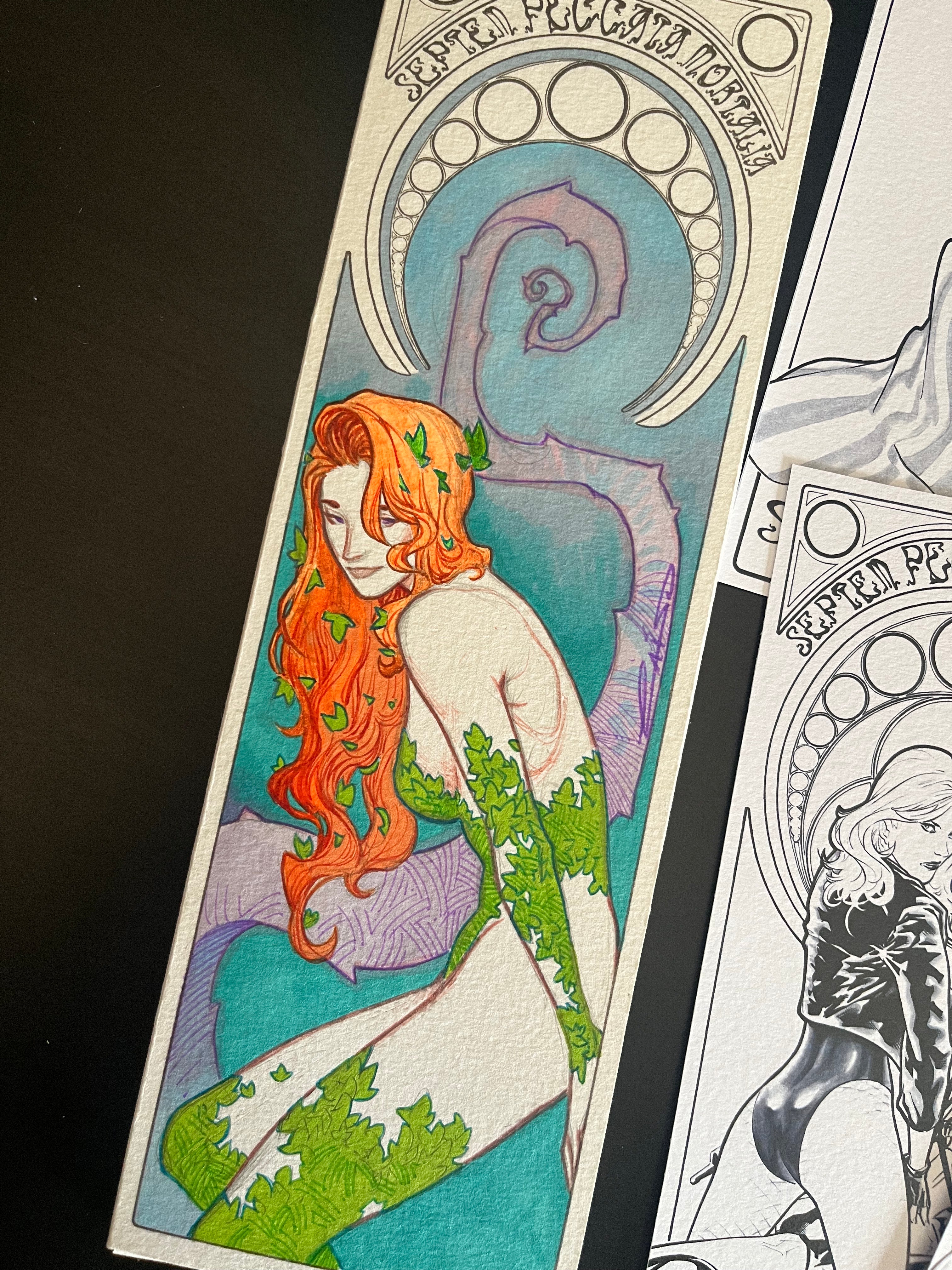Emilio Laiso Original Art Poison Ivy Portfolio Blank Cover Art (includes full portfolio prints inside)