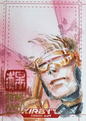Tony Moy Original Art Cyclops Sketch Card