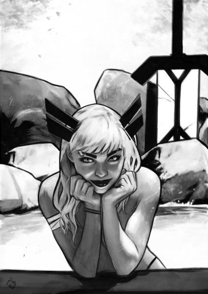 Francesco Tomaselli Original Art 'Onsen’ Magik