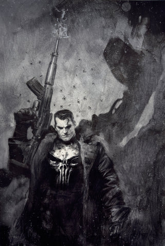 Viktor Farro Original Art Punisher Illustration