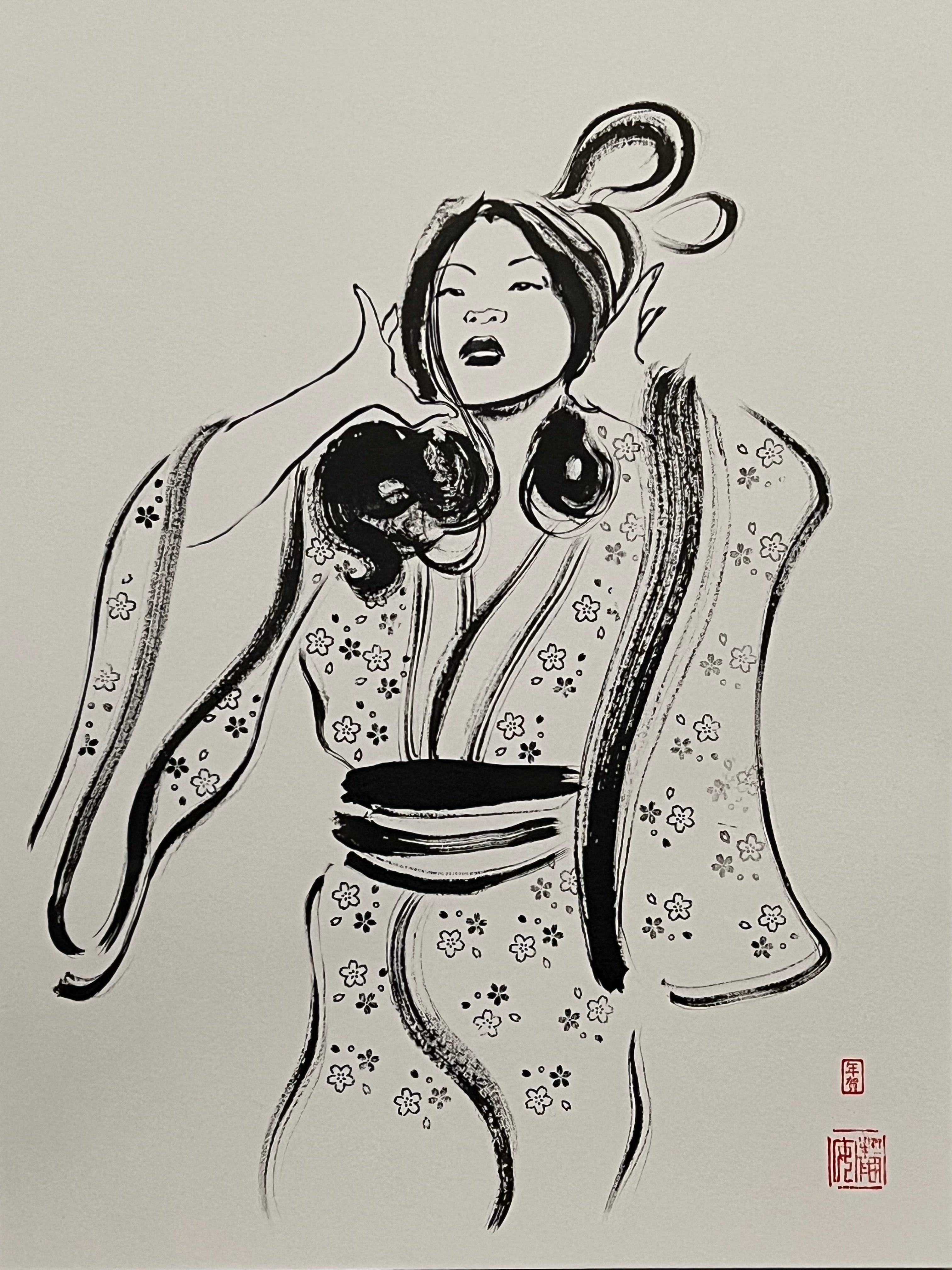 David Mack Original Art Brush & Ink Illustration 2