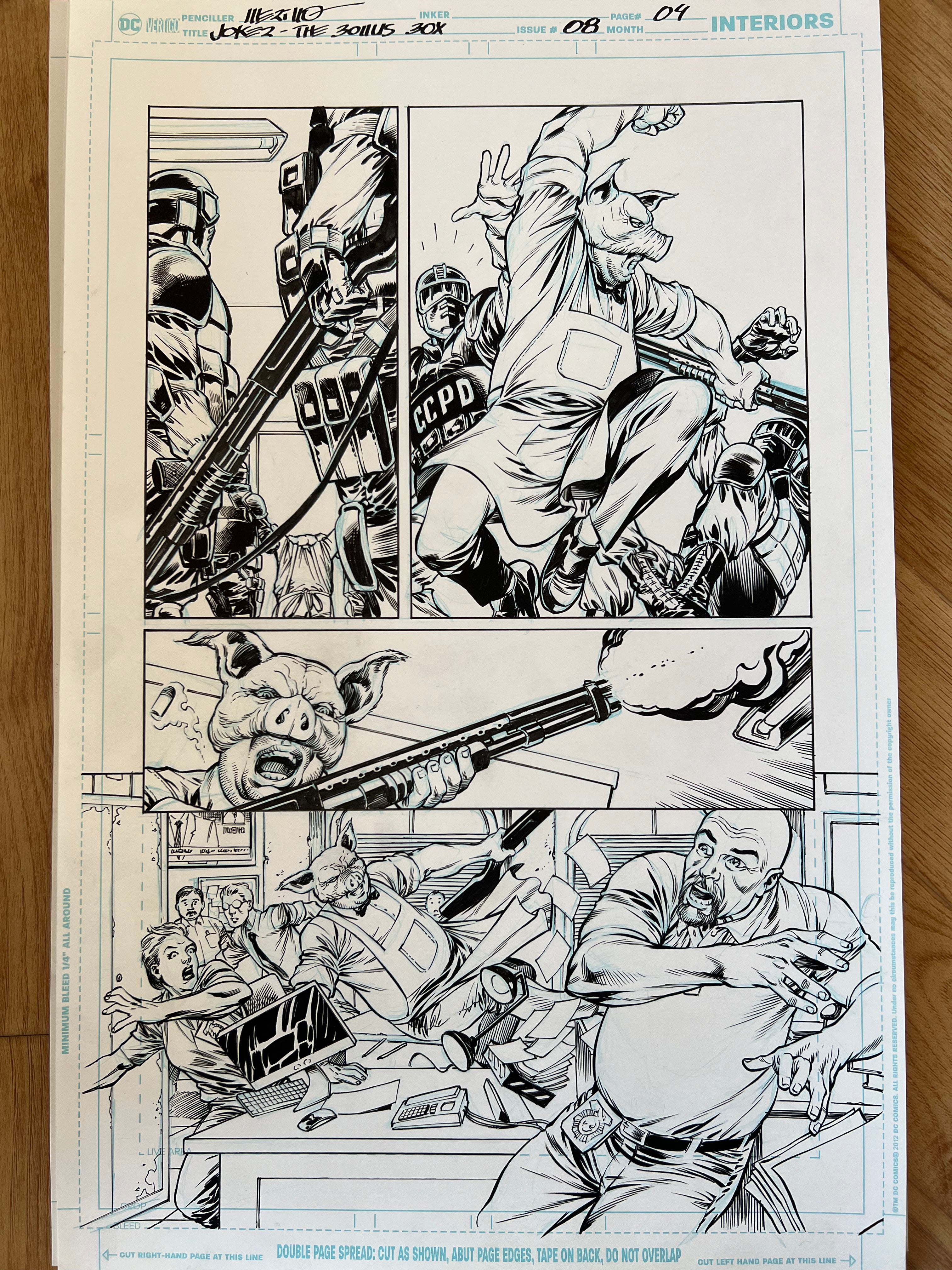 Jesus Merino Original Art Joker Puzzlebox Bonus Box #8 Page 4