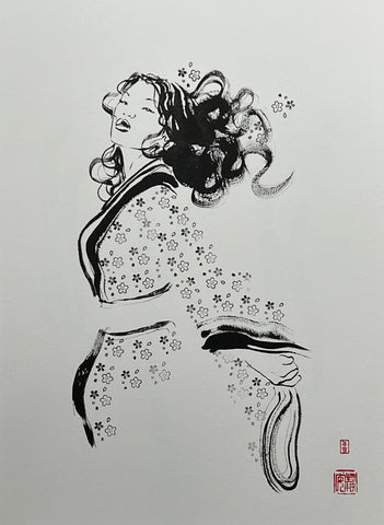 David Mack Original Art Brush & Ink Illustration 6