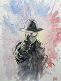 David Mack Original Art Spider-Man Noir #1 Cover (includes 3 pieces of original art - see more photos)