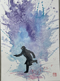 David Mack Original Art Spider-Man Noir #1 Cover (includes 3 pieces of original art - see more photos)
