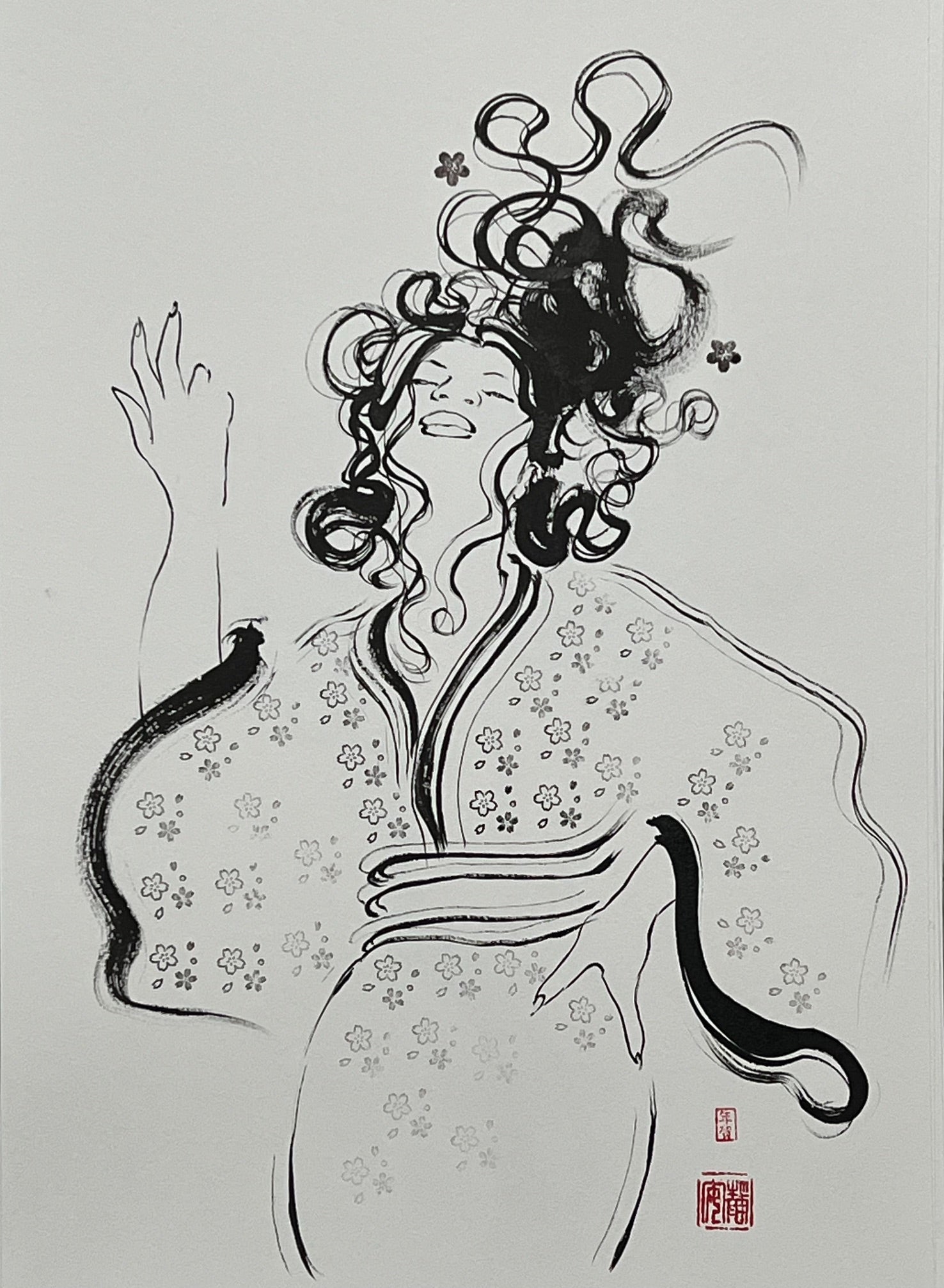 David Mack Original Art Brush & Ink Illustration 9