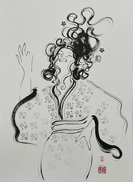 David Mack Original Art Brush & Ink Illustration 9