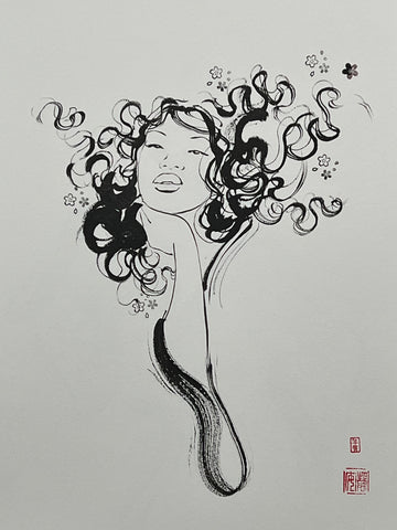 David Mack Original Art Brush & Ink Illustration 18