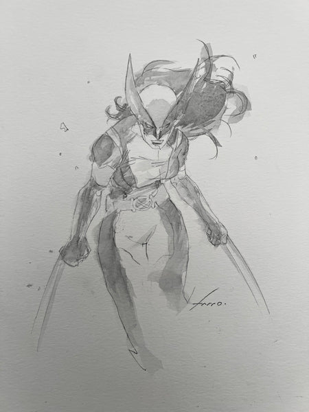 Viktor Farro Original Art X-23 Illustration