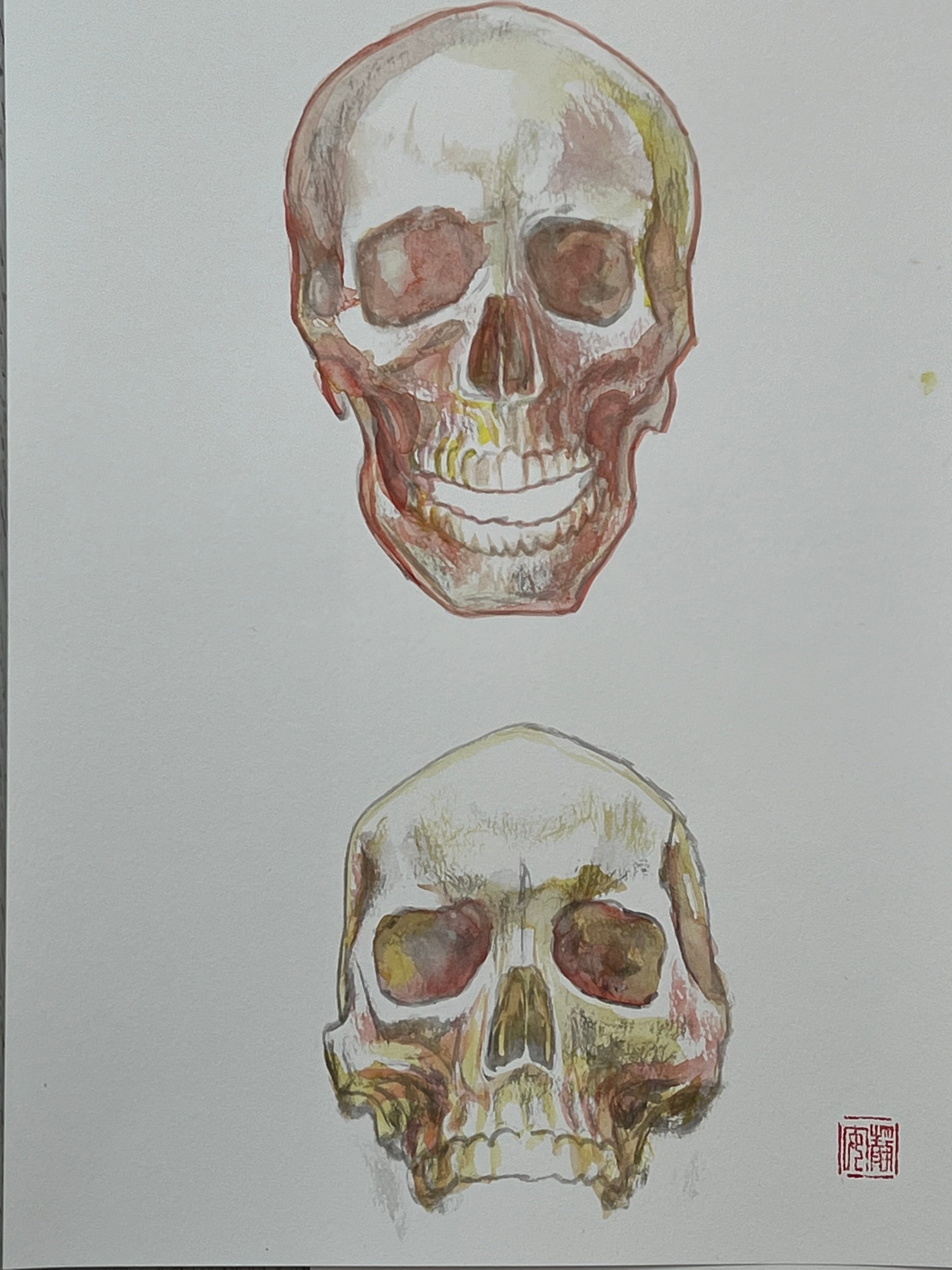 David Mack Original Art Hellverine #3 Cover (includes 7 pieces of original art)