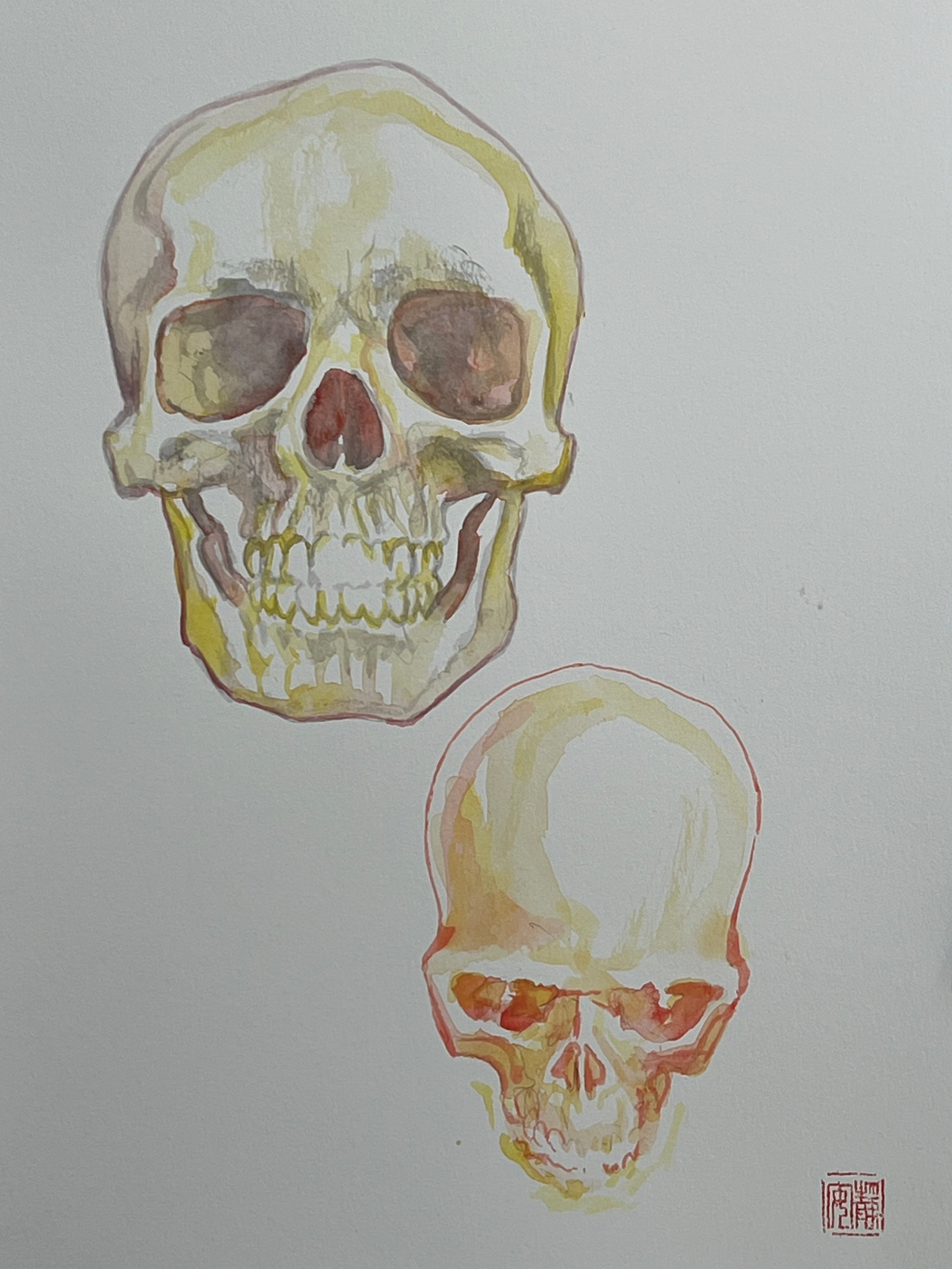 David Mack Original Art Hellverine #3 Cover (includes 7 pieces of original art)