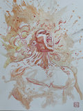 David Mack Original Art Hellverine #3 Cover (includes 7 pieces of original art)