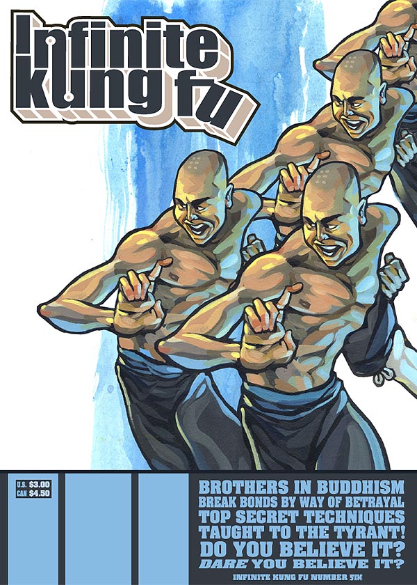Kagan McLeod Original Art Infinite Kung Fu #6 Cover