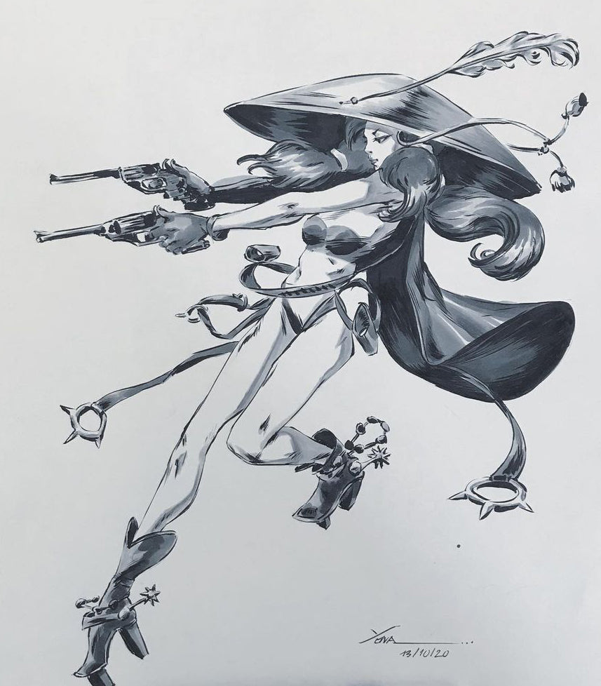 Yona Saura Original Art Personal Illustration 17