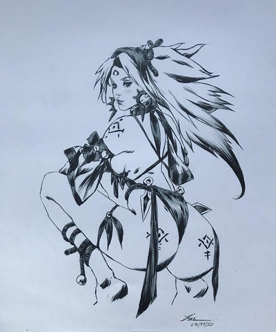 Yona Saura Original Art Personal Illustration 9