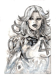 Vincenzo Riccardi Original Art Sue Storm Fantastic Four Illustration
