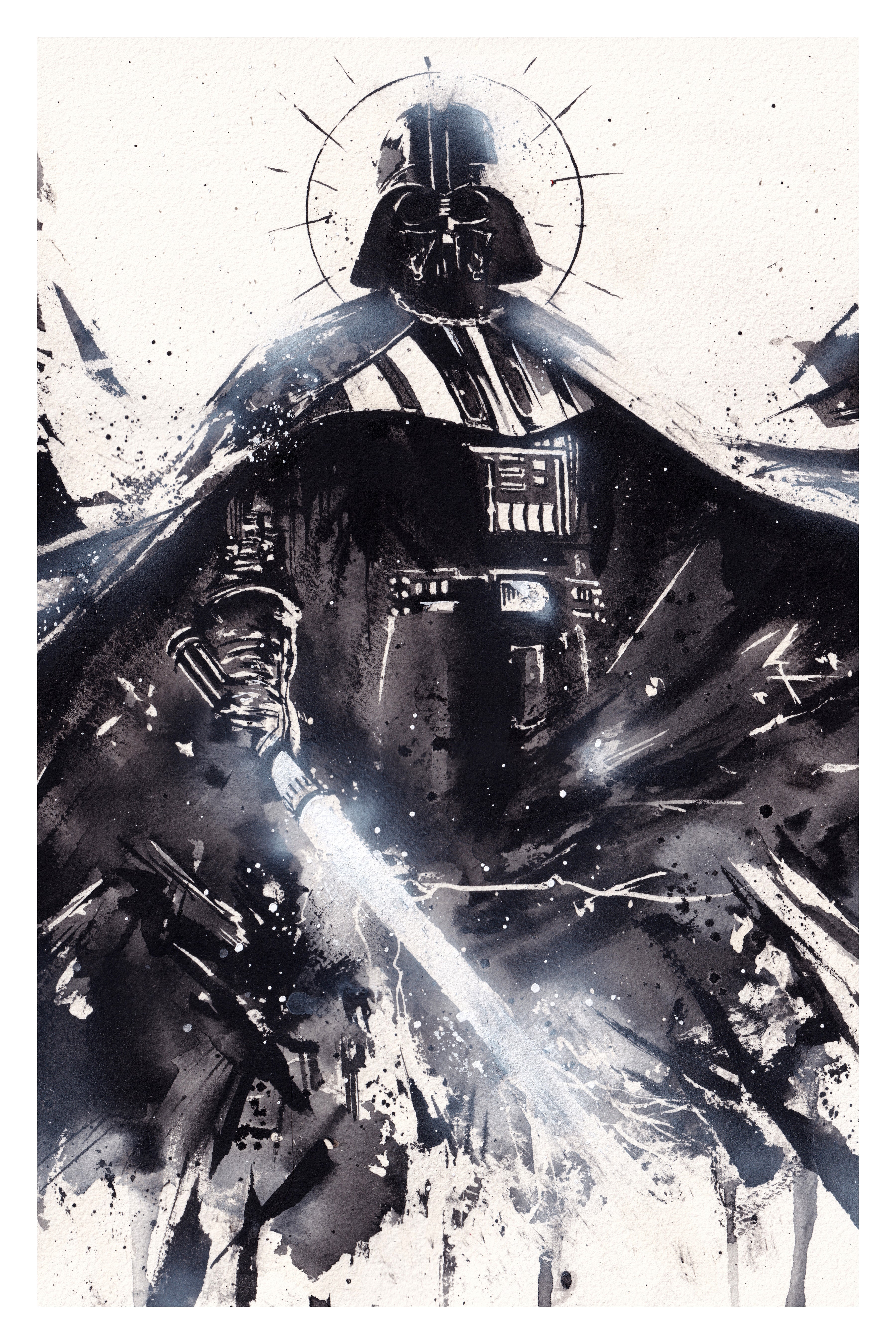 Ito Darth Vader Star Wars 12x18” Limited Edition Giclee