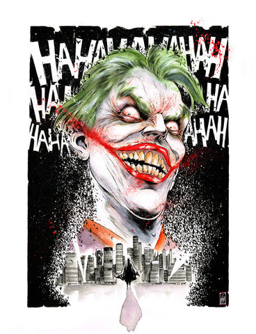Gianluca Gugliotta Original Art Joker Anniversary Illustration