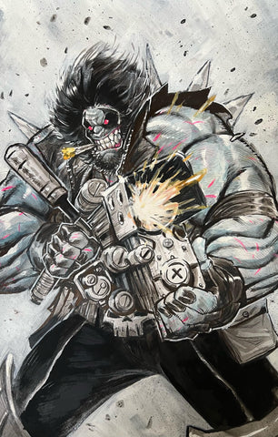 Jon Lam Original Art Lobo Illustration