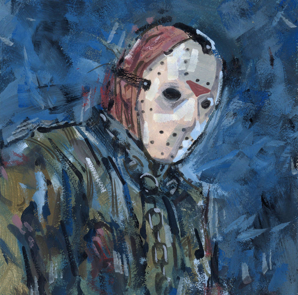 Kagan McLeod Original Art Jason Voorhees Horror Illustration Comic Art
